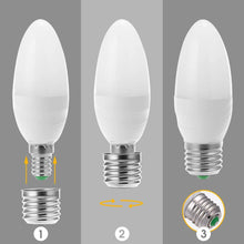 Carica l'immagine nel visualizzatore di Gallery, Adattatore per lampade a LED da E14 a E27, convertitore per lampada, in ferro nichelato, per lampadine a LED, 230 V, non