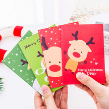 Carica l'immagine nel visualizzatore di Gallery, 30 Pezzi Mini Quaderni di Natale Taccuini Tascabili Portatili per Bambini Babbo Natale,Pupazzo di neve, Quaderno a renna Memo Great Stock Party Bottiglie per sacche per ragazze e ragazzi, 12 stile