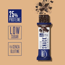 Carica l'immagine nel visualizzatore di Gallery, Enervit Protein Snack Fondente Barretta Proteica Low Sugar 27g Astuccio 8-25% Proteine, Ricco Fibre, Senza Glutine