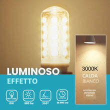 Carica l'immagine nel visualizzatore di Gallery, Lampadina LED G9, 8 W, luce bianca calda, 3000 K, GU9, equivalente a lampadina alogena da 60 W, 80 W, senza sfarfallio, 