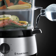 Carica l'immagine nel visualizzatore di Gallery, Russell Hobbs Vaporiera Multicottura, 9 L, 800 Watt, Acciaio Inox