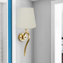 Carica l'immagine nel visualizzatore di Gallery, 2 Pezzi Paralume Clip-On Moderni per Lampada: Paralume in Tessuto per Lampade Tavolo e Sospensione con Attacco E14, Bian