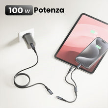 Carica l'immagine nel visualizzatore di Gallery, deleyCON 1m Prolunga USB-C 100W per Ricarica Rapida - Cavo PD 3.0 di Ricarica e Dati per iPhone 17 16 Pro Max Air Galaxy