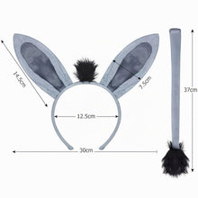 Carica l'immagine nel visualizzatore di Gallery, Set 2 Pezzi set di Costumi Animali Fascia，Cerchietto per Orecchie di Animale Cerchietto con Orecchie da Gatto
