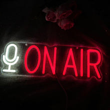 Carica l'immagine nel visualizzatore di Gallery, On Air - Targa al neon a LED per Podcast Studio Streaming Cool LED