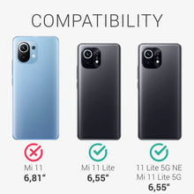 Carica l'immagine nel visualizzatore di Gallery, kwmobile Custodia Compatibile con Xiaomi 11 Lite (5G) NE/Mi 11 Lite (5G) Cover - Back Case per Smartphone in Silicone TP