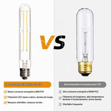 Carica l'immagine nel visualizzatore di Gallery, BRIMAX Lampadina LED E27 T30 185mm Dimmerabile, Bianco Caldo 2700K