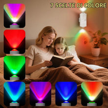 Carica l'immagine nel visualizzatore di Gallery, AUAUY 2Pz Lampada da Parete a LED, con Rilevatore di Movimento, 7 Colorea
