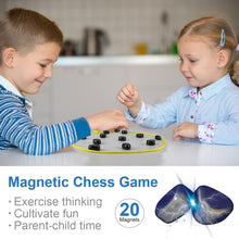 Carica l&#39;immagine nel visualizzatore di Gallery, Gioco di Scacchi Magnetici, Gioco da Tavolo a Scacchi con Pietre Magnetiche, Gioco da Tavolo Educativo Dama, Pietre Magnetiche Scacchi da Battaglia Magnetici Portatili per Feste, Famiglia e Compagno