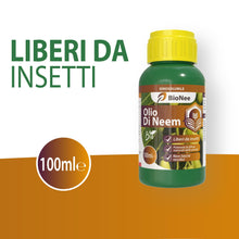 Carica l'immagine nel visualizzatore di Gallery, Olio di Neem - insetticida naturale Concentrato - biologico solubile in acqua (100 ml)