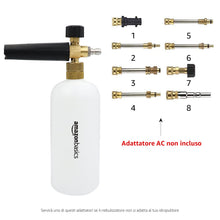 Carica l'immagine nel visualizzatore di Gallery, Amazon Basics, Lancia schiuma con connettore rapido da 1/4" per idropulitrice, 1 litro