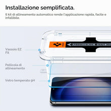 Carica l'immagine nel visualizzatore di Gallery, Spigen EZ Fit Vetro Temperato [2 Pezzi] per Samsung Galaxy S23 Plus