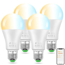 Carica l'immagine nel visualizzatore di Gallery, DUSKTEC Lampadine LED E27 Smart, Compatibile Alexa, Lampadina Inteligente Bluetooth 12W 1000LM 100W Equivalente, Dimmera