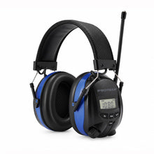 Carica l'immagine nel visualizzatore di Gallery, PROTEAR Cuffie Antirumore Bluetooth con radio FM / AM e microfono incorporato, Cuffie protettive contro il rumore perfette per Falciare, Segare, Officina, SNR 30dB