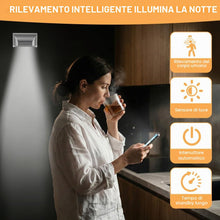 Carica l'immagine nel visualizzatore di Gallery, 1 Pack Luci Keyhole, Lampadina LED Luci Notturne PIR infrarosso Senza Fili Serratura di Portello della Lampada, Auto Sen