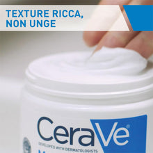 Carica l'immagine nel visualizzatore di Gallery, CeraVe Crema idratante per viso e corpo, adatta per pelli secche a molto secche, idrata e ripristina la barriera della p
