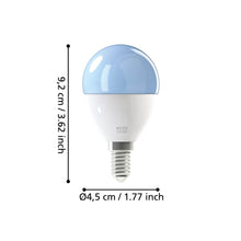 Carica l'immagine nel visualizzatore di Gallery, EGLO connect.z Smart Home lampadina Led E14, P45, ZigBee, app e controllo