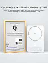 Carica l'immagine nel visualizzatore di Gallery, Qi2 15W Power Bank per iPhone MagSafe Powerbank 5000mAh