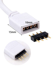 Carica l'immagine nel visualizzatore di Gallery, SIENOC 2m Cavo di Prolunga Striscia LED RGB Prolunga Nastro LED Cavo Estensione Banda LED 4 Pin LED Strip Extension Cabl