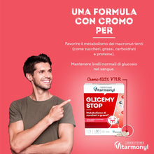 Carica l'immagine nel visualizzatore di Gallery, Vitarmonyl Glicemy Stop - Integratore Cromo - Metabolismo - 30 Capsule