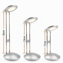 Carica l'immagine nel visualizzatore di Gallery, DA LIGHT - Lampada da scrivania a LED, 3000 K, luce bianca calda, 3,6 W, per comodino, da lettura, con supporti retratti