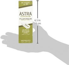 Carica l'immagine nel visualizzatore di Gallery, Astra Lamette da Barba Platinum, pacco da 100 lame