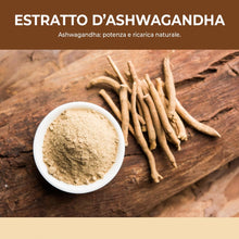 Carica l'immagine nel visualizzatore di Gallery, Bandini® Ashwagandha KSM-66® 180 Compresse (+6 Mesi) Withania Somnifera