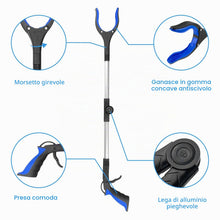 Carica l'immagine nel visualizzatore di Gallery, Relota 1 PCS Pinza Telescopica Pieghevole 80 cm, Raccoglitore di Immondizia