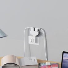 Carica l'immagine nel visualizzatore di Gallery, 1 Pezzo Adattatore Salvaspazio Bianco, Spina 16A 2P+T con 2 Prese Bipasso Italiane 10/16A, AC 220V Max 1500W