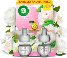 Carica l'immagine nel visualizzatore di Gallery, Air Wick Diffusore Elettrico di Oli Essenziali, 2 Ricariche per Diffusore alla Fragranza Peonia Bianca e Gelsomino, Prof