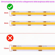 Carica l'immagine nel visualizzatore di Gallery, BENLUN Connettore Striscia LED 2 pin 8mm