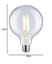 Carica l'immagine nel visualizzatore di Gallery, Paulmann Filamento 230 V LED Globe E27 9 W 2700 K trasparente dimmerabile