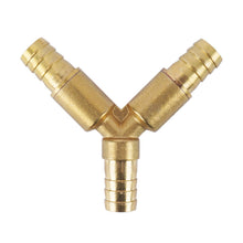 Carica l'immagine nel visualizzatore di Gallery, 2 pezzi 12mm 3 Vie in Ottone Valvola a Sfera Hose Barb