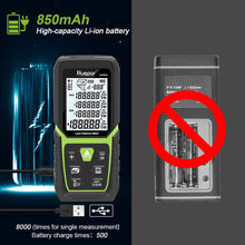 Carica l'immagine nel visualizzatore di Gallery, Metro Laser 50M, Huepar Telemetro Laser Distanziometro Laser Impugnatura Portatile Strumento di Misura Digitale Rilevatore di Portata Display LCD a 4 Righe Retroilluminato Grande IP54 Antiurto