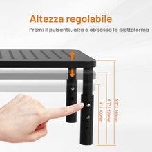 Carica l'immagine nel visualizzatore di Gallery, GRIFEMA Supporto Monitor da Scrivania, Rialzo Monitor Regolabile in Metallo