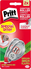 Carica l'immagine nel visualizzatore di Gallery, Pritt Flex Roller Correttore a Nastro, Confezione da 2 (4.2 mm x 10 m)