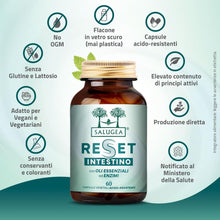 Carica l'immagine nel visualizzatore di Gallery, Reset Intestino Salugea - Integratore Detox Naturale 60 Capsule