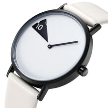 Carica l'immagine nel visualizzatore di Gallery, SHENGKE Orologio da donna minimalista Cinturino in pelle ultrasottile Orologio da donna al quarzo moda impermeabile