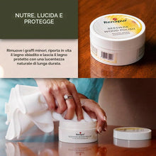 Carica l'immagine nel visualizzatore di Gallery, Renapur Lucidante Premium con Cera d’Api – Lucidante Naturale per Mobili – Nutre Lucida e Protegge Tutte le Superfici in