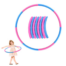Carica l'immagine nel visualizzatore di Gallery, Hula Fitness Hoop per Bambini con 8 Parti, Diametro 70cm, 200g Portatile in Plastica Regolabile e Rimovibile, Hula Reife