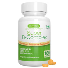 Carica l'immagine nel visualizzatore di Gallery, Igennus Super B Complex - Complesso Vitamina B Metilato, 180 Compresse