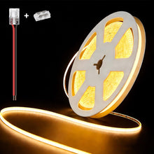 Carica l'immagine nel visualizzatore di Gallery, illuburg 24V Striscia LED COB Bianco Caldo 2700K 10m 400LED/m CRI90+ Dimmerabile Autoadesiva Banda Barra Strip Luminosa
