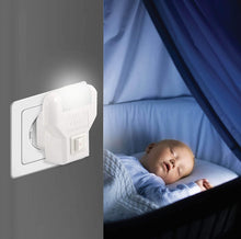 Carica l'immagine nel visualizzatore di Gallery, Velamp Punto luce LED (colore:bianco) con interruttore TWILIGHT IL09