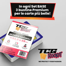 Carica l'immagine nel visualizzatore di Gallery, Set BASE - 60 Carte Pok Originali Italiane - Senza Doppioni - Include almeno 3 carte luccicanti (Rare/Olo/Reverse) protette da Bustine Protettive