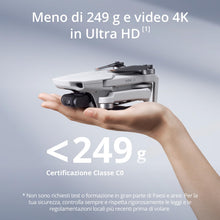 Carica l'immagine nel visualizzatore di Gallery, DJI Mini 4K, drone per adulti, fotocamera 4K HD, meno di 249 g, stabilizzatore 3 assi, trasmissione video 10 km, return automatico, resistenza al vento, 31 min di volo, C0, volo