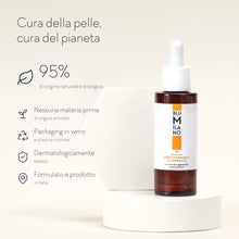 Carica l'immagine nel visualizzatore di Gallery, BluMilano Siero Vitamina C Viso con BluBarrier - Illuminante e Antiossidante con Niacinamide - 95% Origine Naturale e Bi