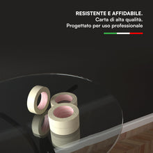 Carica l'immagine nel visualizzatore di Gallery, 10 Nastri da Imbianchini Carta Gommata per Mascheratura e Pittura 30mmx50m