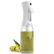 Carica l&#39;immagine nel visualizzatore di Gallery, PORTENTUM Spruzzino olio per friggitrice aria 300ml Spray Olio Cucina Antigoccia, Oliera di Vetro con Dispenser Accessori Friggitrice Senza Olio