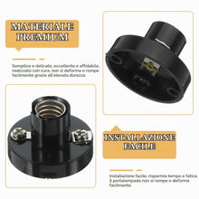 Carica l'immagine nel visualizzatore di Gallery, OSALADI 5 portalampada E10 con cavo e interruttore, portalampada a vite per mini lampadine, ideali per progetti fai da t