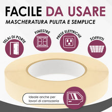 Carica l'immagine nel visualizzatore di Gallery, NASTRO DI CARTA IMBIANCHINI 6 ROTOLI 48MM X 50M (300M TOTALI)